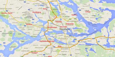 خريطة بروما في ستوكهولم