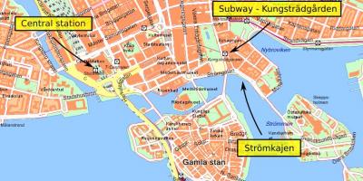 ستوكهولم المركزية خريطة