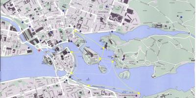 خريطة وسط ستوكهولم