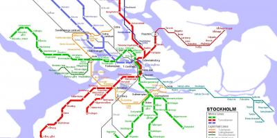 خريطة مترو ستوكهولم