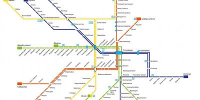 خريطة مترو ستوكهولم الفن
