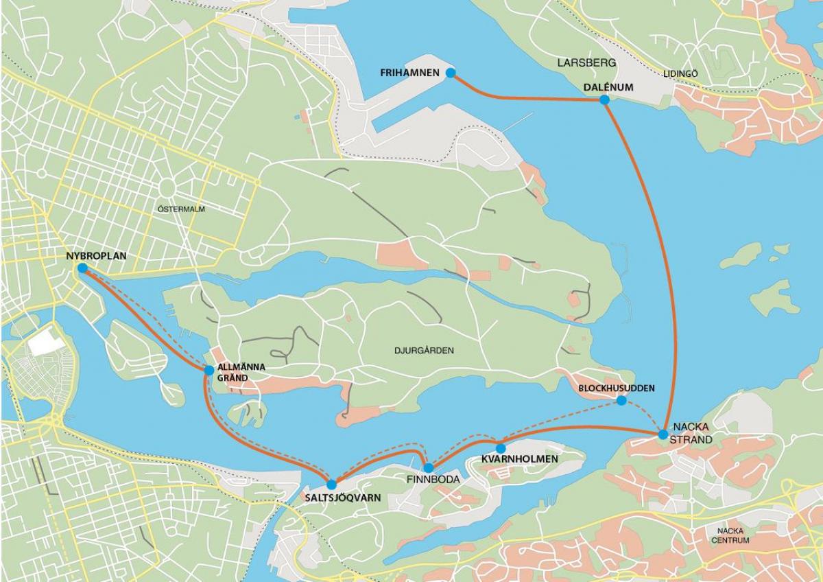 خريطة frihamnen ستوكهولم