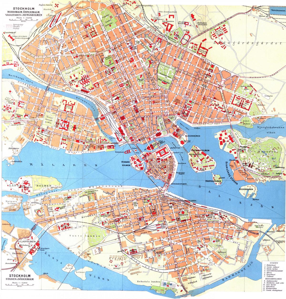 خريطة kungsholmen ستوكهولم