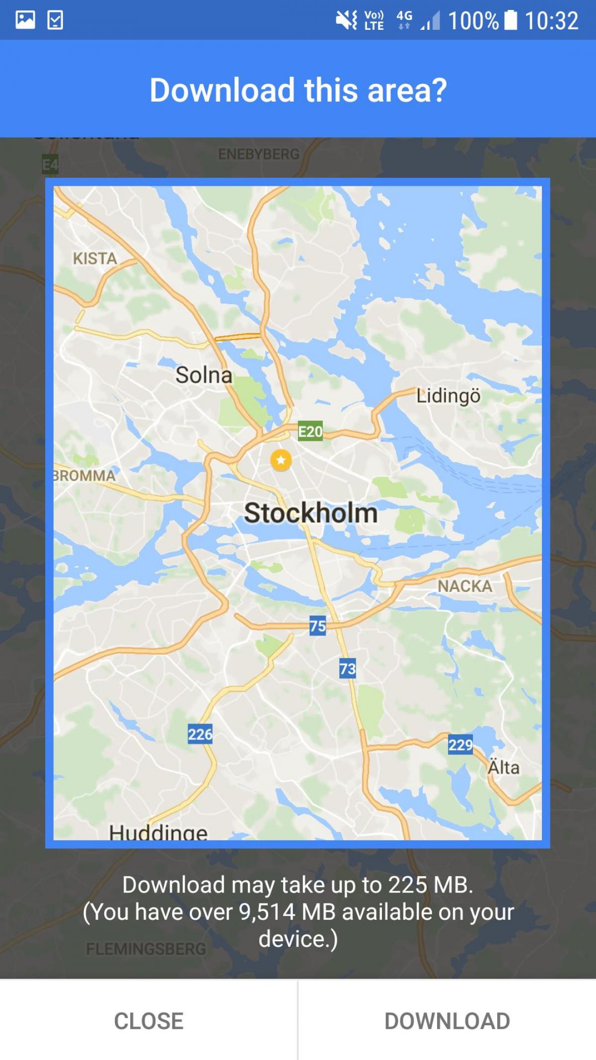 خريطة حاليا ستوكهولم